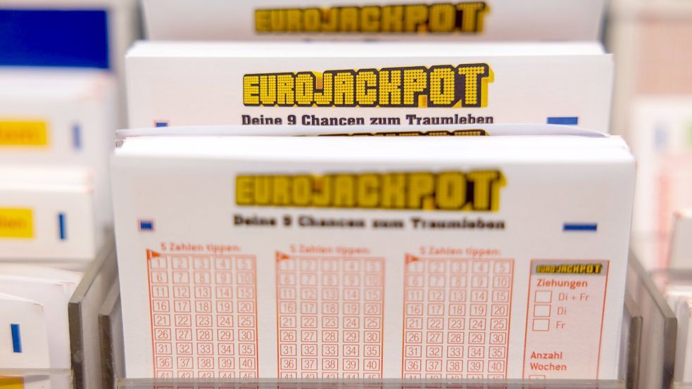 Ein Spieler oder eine Spielerin tippte auf die richtigen Zahlen und kann sich nun über mehr als 70 Millionen Euro freuen. Foto: Thomas Banneyer