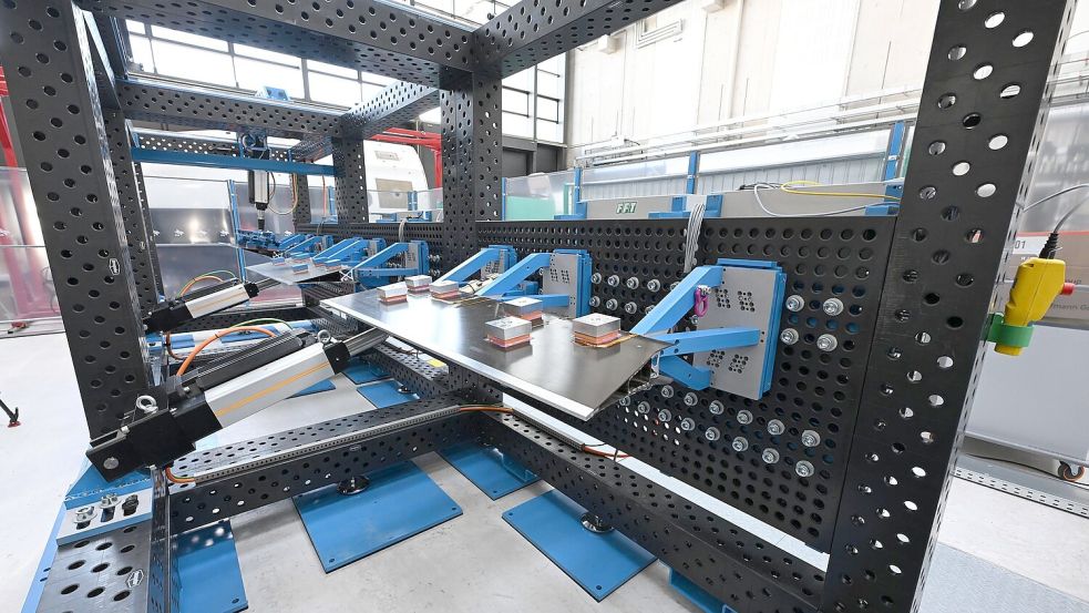 Bis zu drei Steuerflächen können gleichzeitig getestet werden. Foto: Carmen Jaspersen