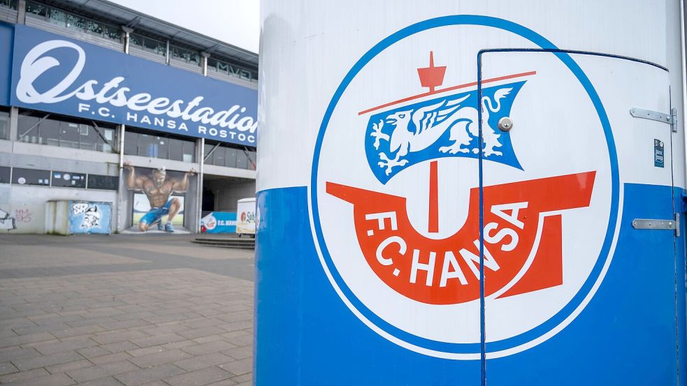 Hansa Rostock gegen Köln: Mit dieser besonderen Aktion will der Verein am Samstag im Ostseestadion ein Zeichen setzen. Foto: dpa/Stefan Sauer