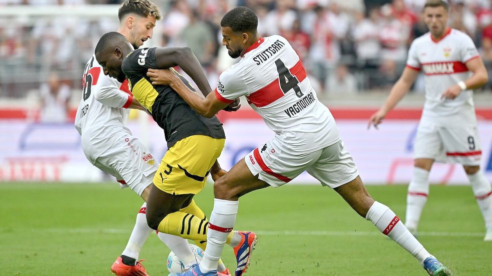 Nicht zu halten vom VfB: Torjäger Guirassy wechselte 2024 von Stuttgart nach Dortmund. (Archivbild) Foto: Jan-Philipp Strobel