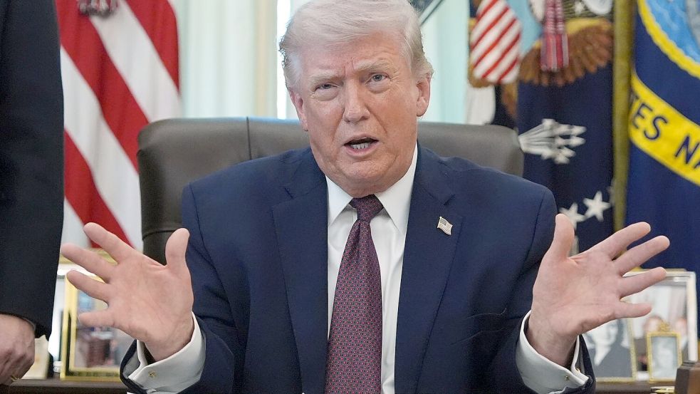 US-Präsident Trump macte die erfolgreiche Rettung des im Iran vermissten US-Offiziers bekannt. (Archivbild) Foto: Alex Brandon