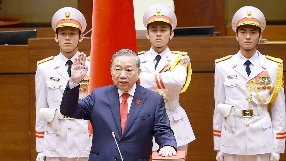 Der Hardliner To Lam ist nun der mächtigste Politiker in Vietnam seit Jahrzehnten. Foto: Duong Van Giang/VNA/AP/dpa