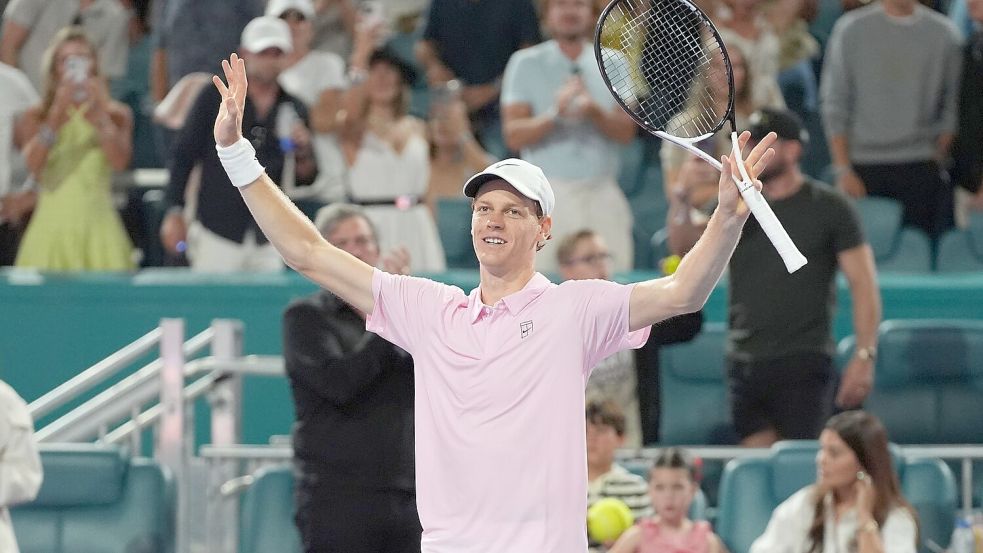 War zuletzt nicht zu schlagen: Jannik Sinner. (Archivbild) Foto: Marta Lavandier