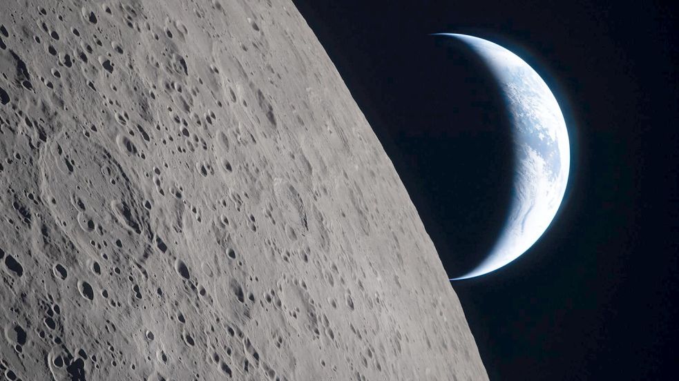 Die „Artemis 2“-Crew hat sich auf den Weg zurück zur Erde gemacht. Foto: Uncredited/NASA/AP/dpa