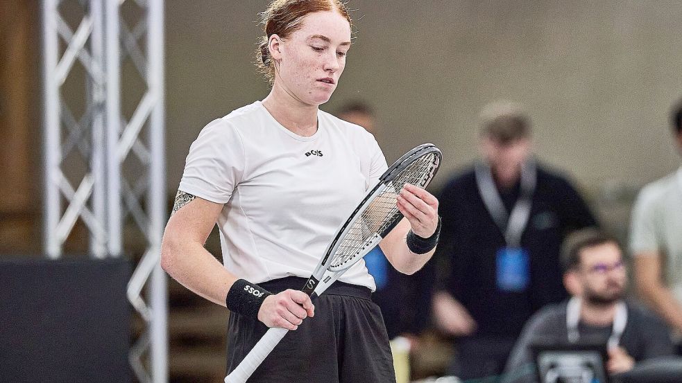 Ella Seidel verlor ihr Einzel beim Auftakt in den Billie Jean King Cup Foto: Mathias Schulz
