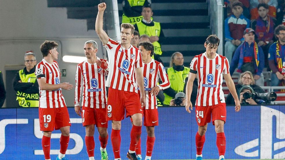 Ex-Bundesligaprofi Sörloth traf für Atlético. Foto: Joan Monfort