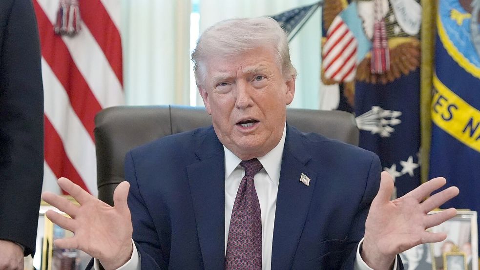 Trump droht Iran (Archivbild). Foto: Alex Brandon