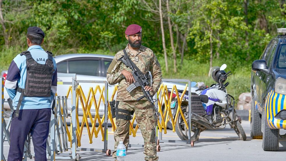 Unter hohen Sicherheitsvorkehrungen sollen Gespräche zwischen Vertretern der USA und des Irans in der pakistanischen Hauptstadt Islamabad beginnen. Foto: Anjum Naveed