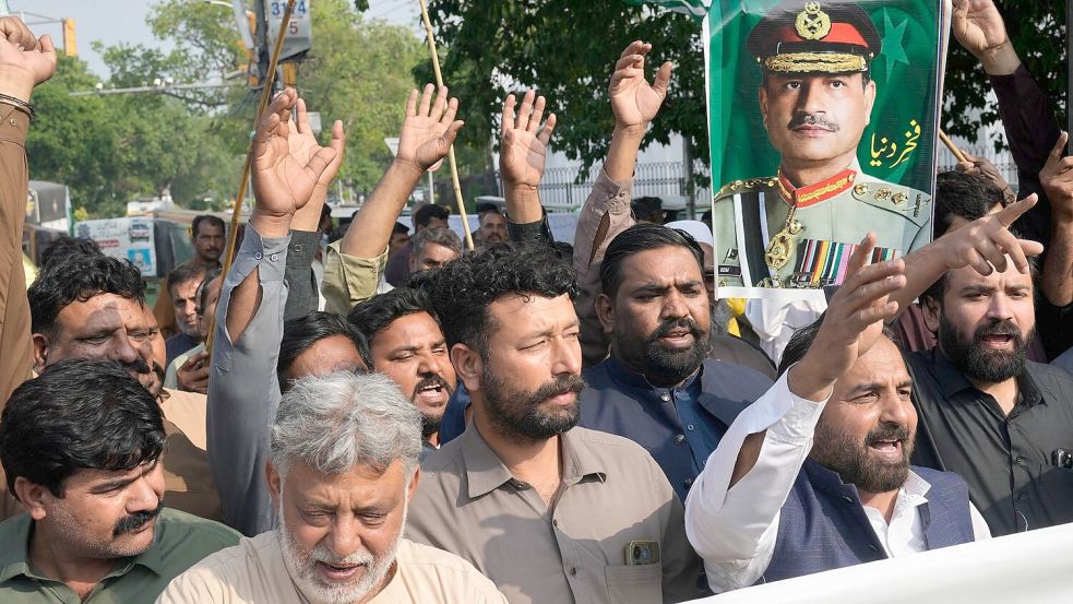 Pakistans Armeechef, Feldmarschall Asim Munir, verbindet eine enge Beziehung mit US-Präsident Donald Trump. (Archivbild) Foto: K.M. Chaudary