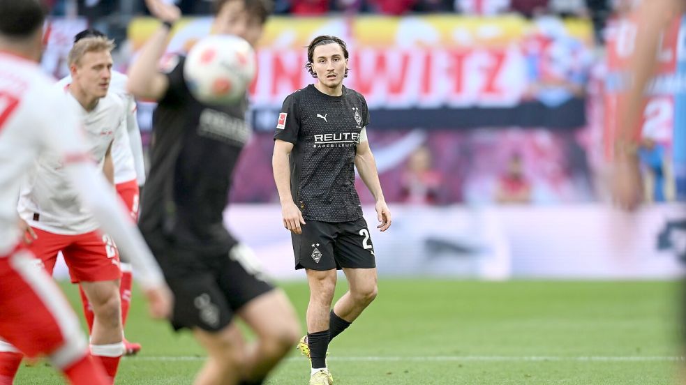 Rocco Reitz ist noch Kapitän von Gladbach - nächste Saison spielt der in Leipzig. Foto: David Hammersen