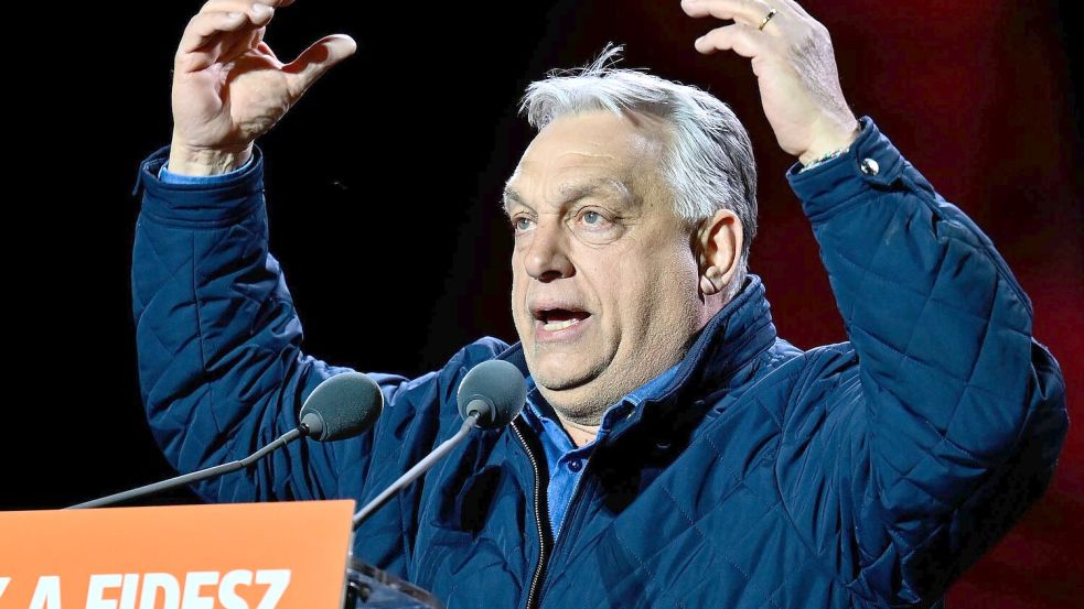Regierungschef Orban will nach 16 Jahren weiter an der Macht bleiben. Foto: Denes Erdos