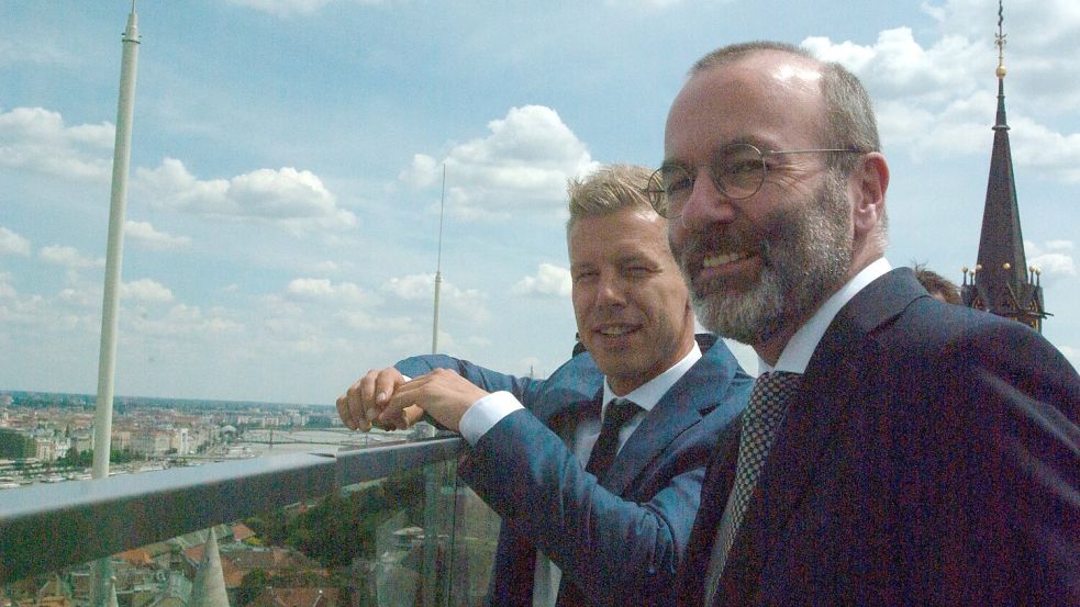 Nennt Wahlerfolg Magyars einen klaren Sieg für die Demokratie in Ungarn und für Europa: EVP-Chef Manfred Weber. (Archivbild) Foto: Kathrin Lauer/dpa