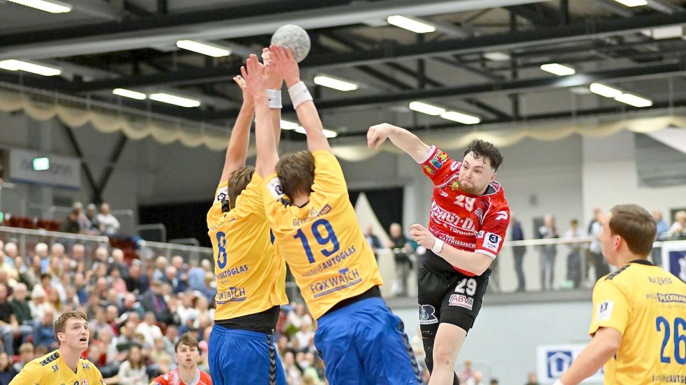 Der OHV Aurich hatte in Bielefeld das Nachsehen. Archivfoto: Jens Doden/ Blomberg