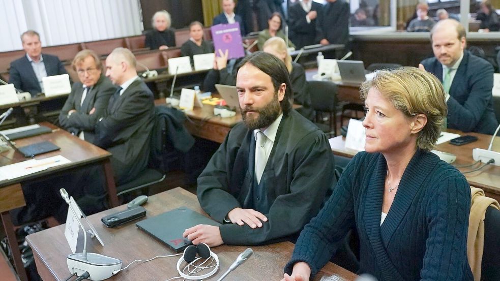 Ein Streik bei einer Fluglinie führt zu einem Terminausfall im Block-Prozess. (Archivbild) Foto: Marcus Brandt/Pool dpa/dpa