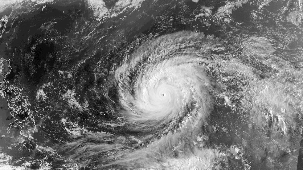 Der Taifun war der bisher schwerste Tropensturm des Jahres. Foto: -/NOAA/AP/dpa