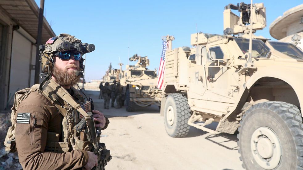 US-Präsident Trump hatte schon in seiner ersten Amtszeit Pläne für den Truppenabzug aus Syrien. (Archivbild) Foto: Baderkhan Ahmad/AP/dpa