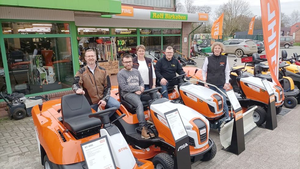 Das Team von Birkoben bietet wieder eine Vielzahl an Gartegeräten.