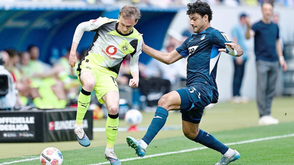 Maxi Beier fand nur schwer ins Spiel. Foto: Uwe Anspach