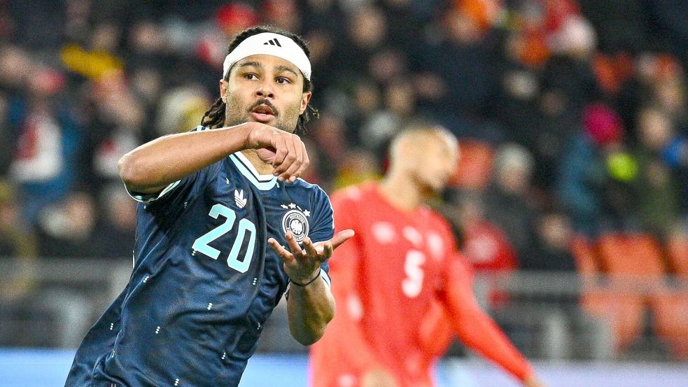 Gnabry ist ein zentraler Offensivspieler beim DFB. Foto: Tom Weller/dpa