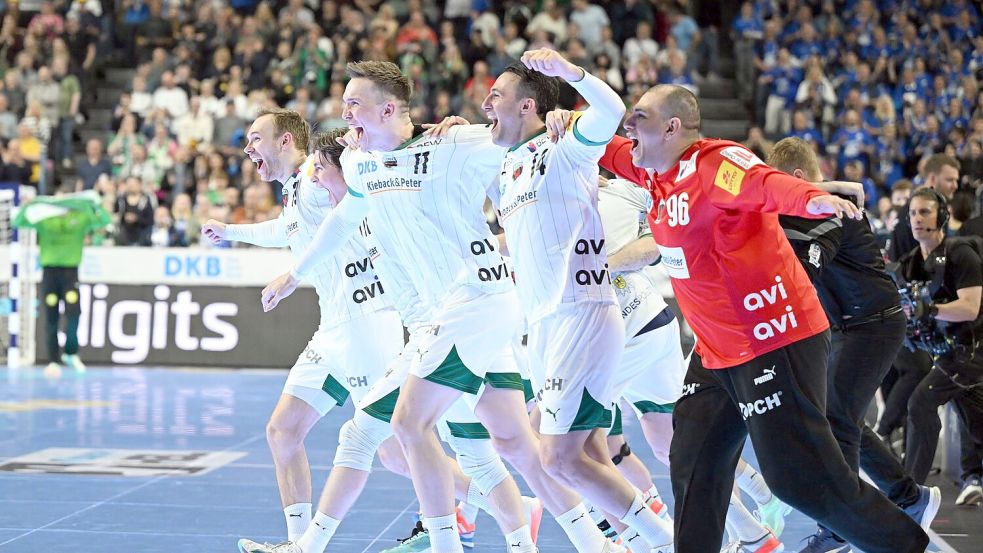 Die Füchse Berlin haben zum zweiten Mal nach 2014 den DHB-Pokal gewonnen. Foto: Federico Gambarini