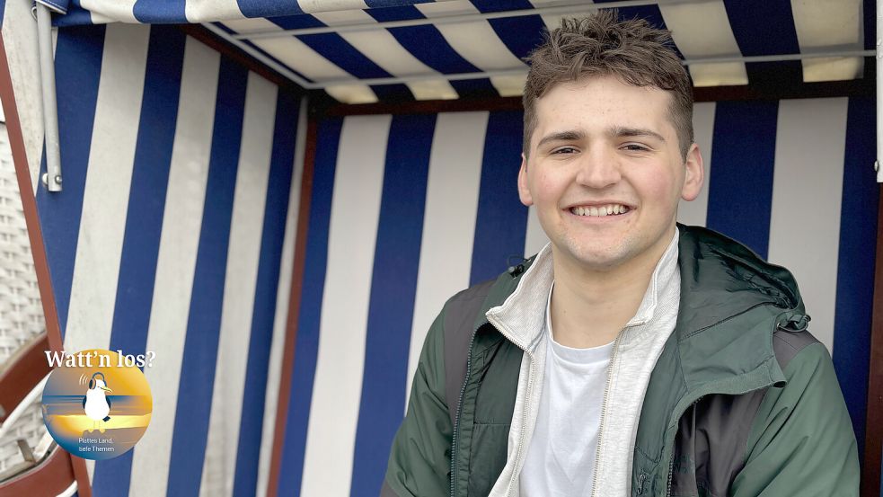 Mihailo Micevic kommt von Norderney und macht momentan sein Abitur am Niedersächsischen Internatsgymnasium in Esens. Foto: Deike Terhorst