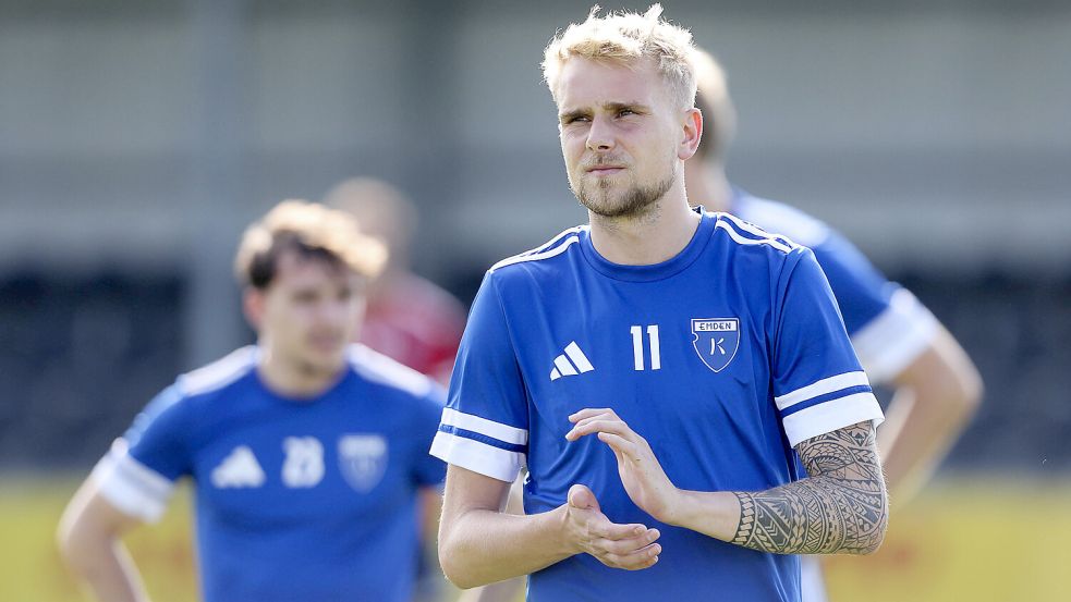 Marvin Eilerts war zumeist Stammspieler beim BSV Kickers Emden. Foto: Jens Doden, Emden