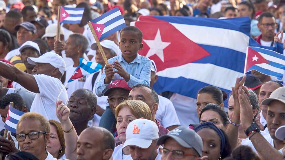US-Präsident Donald Trump drohte Kuba zuletzt mit „Übernahme“. (Archivbild) Foto: Ramon Espinosa
