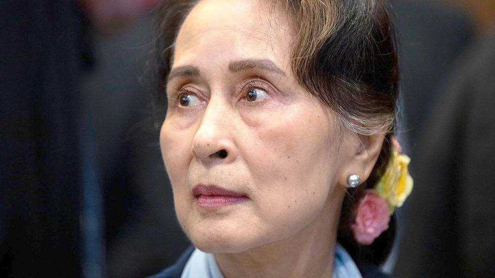 Die Kampagne fordert ein Lebenszeichen von Aung San Suu Kyi, die seit Jahren im Gefängnis sitzt. (Archivbild) Foto: Peter Dejong/AP/dpa