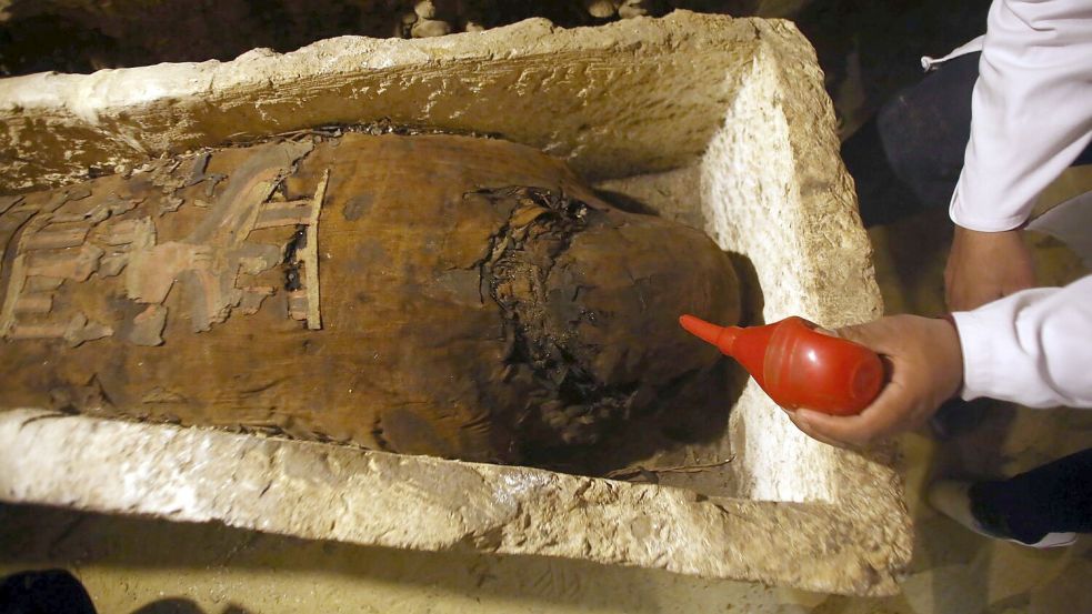 In der Wüstenprovinz Minja in Ägypten wurden immer wieder spektakuläre Entdeckungen gemacht. (Archivbild) Foto: Ahmed Gomaa