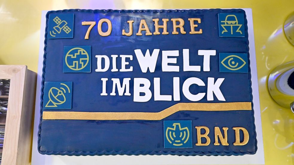 Der Bundesnachrichtendienst feiert sein 70-jähriges Bestehen mit einem Festakt in der BND-Zentrale in Berlin. (Archivbild) Foto: Elisa Schu/dpa