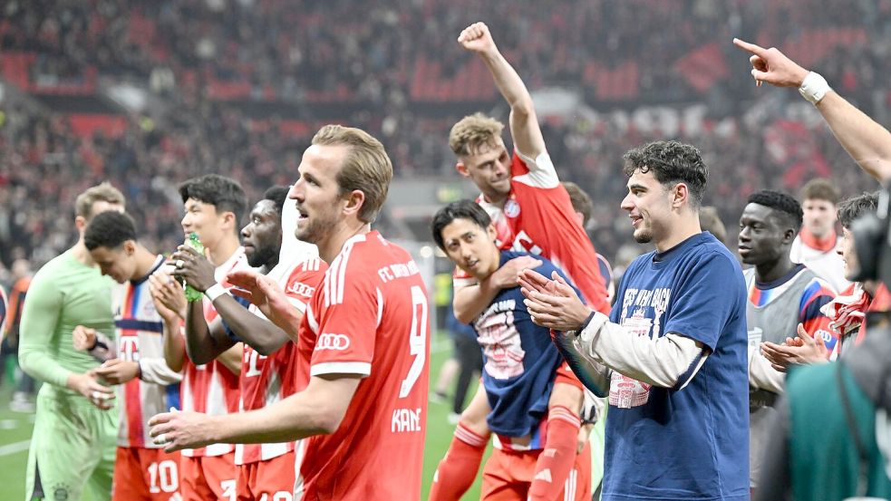 Party als Zwischenschritt: Die Bayern wollen das Triple. Foto: Federico Gambarini