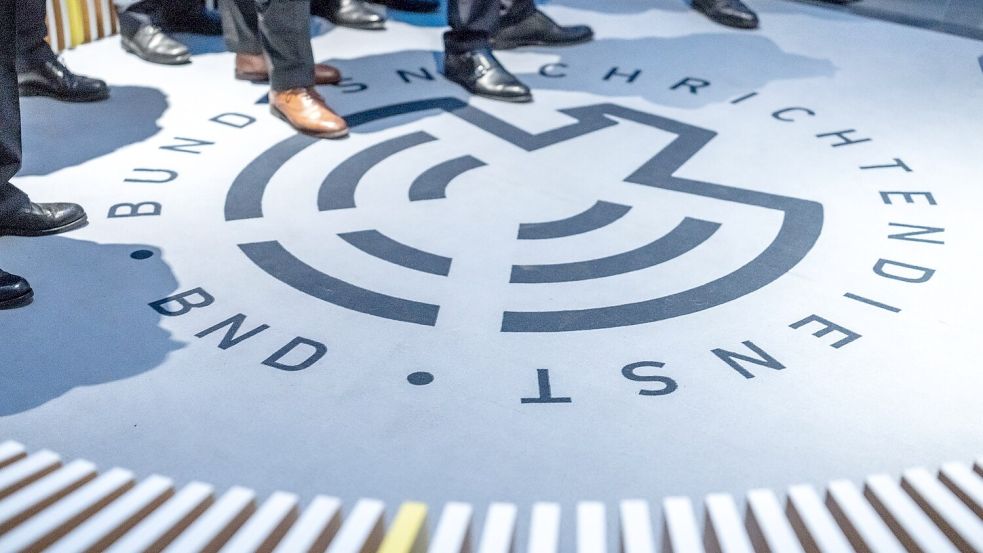 Festakt zum 70. Jubiläum in der Zentrale des deutschen Auslandsgeheimdienstes BND. Foto: Michael Kappeler/dpa