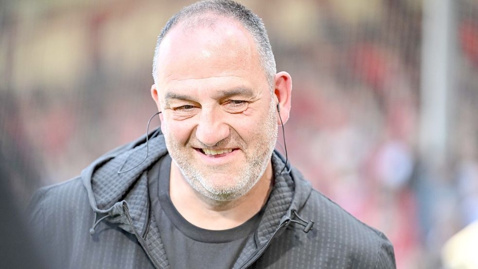 Heidenheims Trainer Frank Schmidt. (Archivbild) Foto: Harry Langer