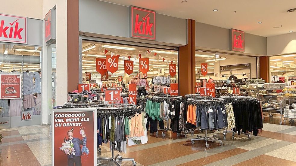 Die Kik-Filiale im Dollart-Center sollte bereits Ende 2024 schließen. Foto: Stephanie Tomé