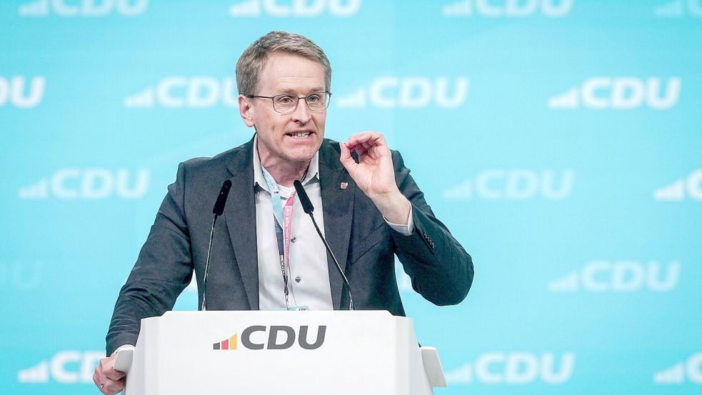 Ministerpräsident Daniel Günther forciert eine Zuckersteuer. (Archivbild) Foto: Kay Nietfeld/dpa