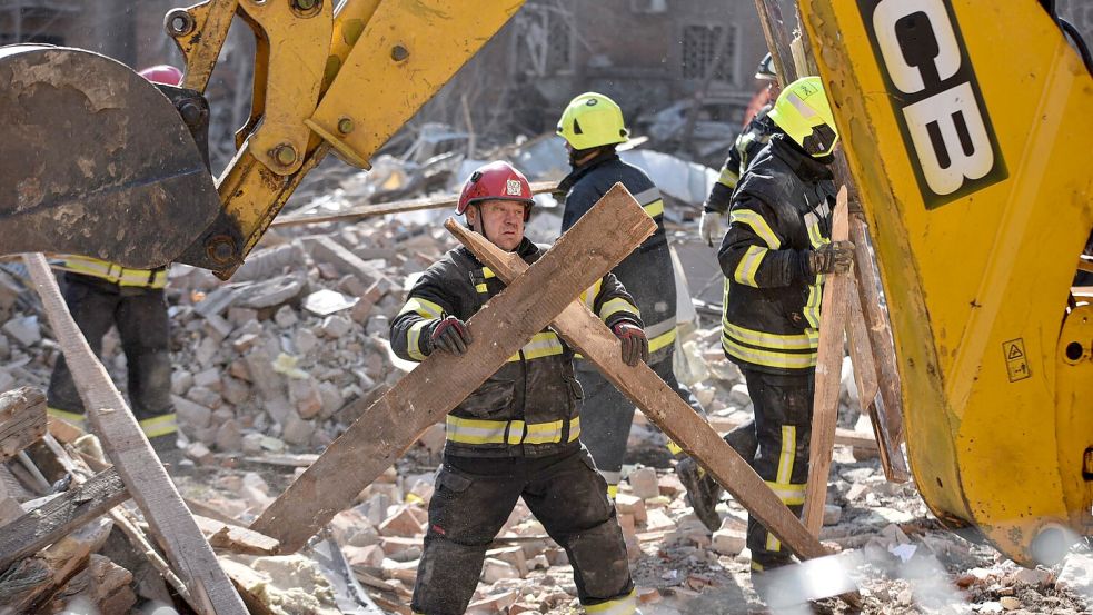 Auch aus Dnipro wurden schwere Explosionen gemeldet. Foto: Mykola Synelnykov