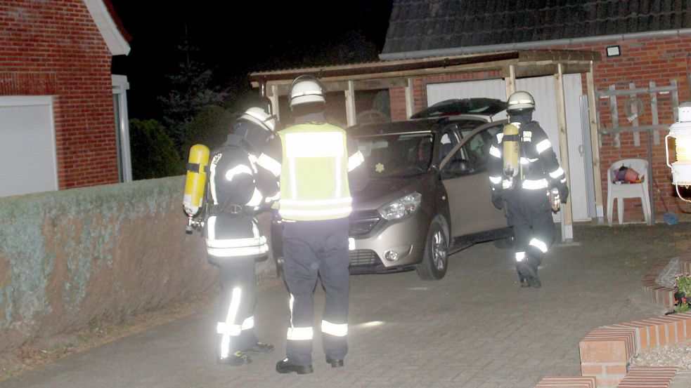 Die Feuerwehr war in Diele im Einsatz. Foto: Joachim Rand