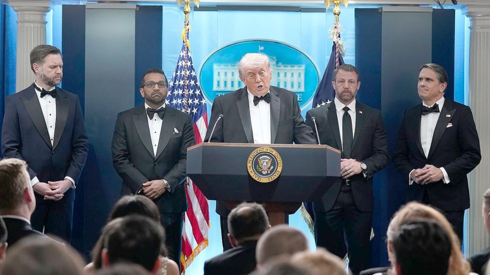 Trump rief nach dem Vorfall zu Versöhnung auf. Foto: Jose Luis Magana