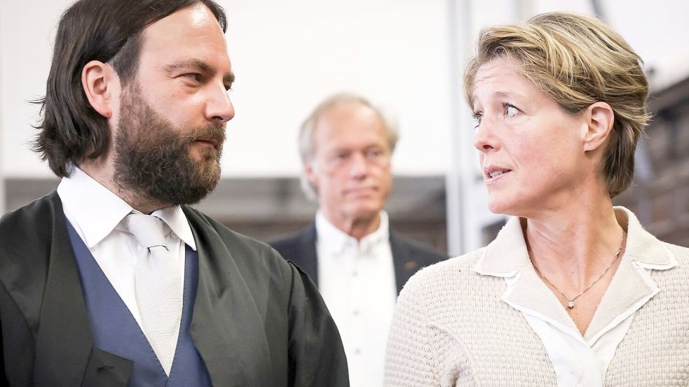 Christina Block bestreitet die Anklagevorwürfe. Foto: Christian Charisius