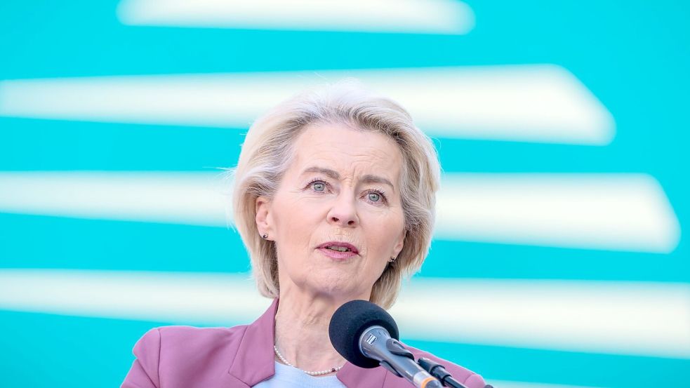 Auch von der Leyen äußert sich mit Blick auf die Reformagenda. Foto: Michael Kappeler/dpa