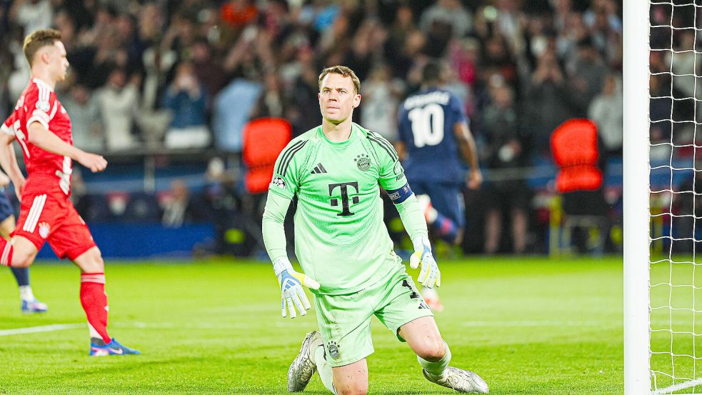 Die Defensive des FC Bayern zeigt sich gegen PSG äußerst anfällig. Foto: IMAGO / Eibner