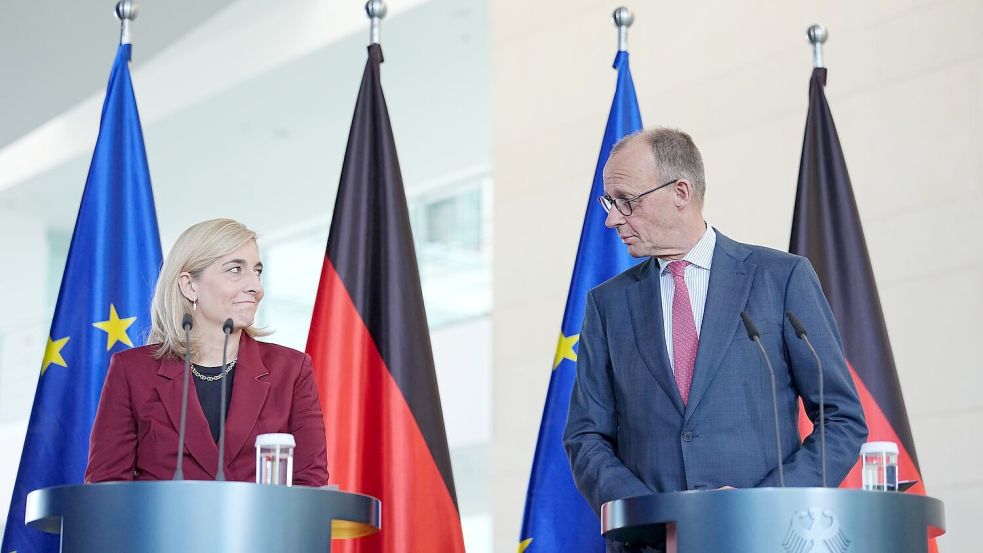 Gesundheitsministerin Nina Warken plant Milliarden-Einsparungen bei Gesundheitskosten. Foto: Kay Nietfeld/dpa