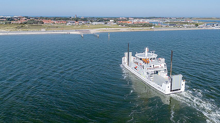 Eine Fähre der Reederei „Meine Fähre“ auf dem Weg nach Norderney. Foto: Reederei Meine Fähre