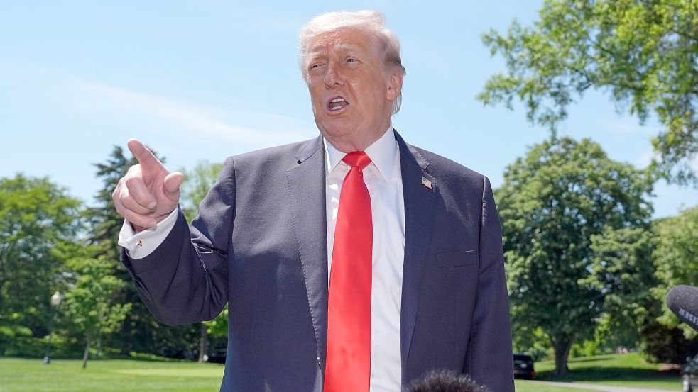 Trump zeigt sich im Ringen um ein Ende des Iran-Kriegs nicht zufrieden mit den Vorstößen aus Teheran. Foto: Alex Brandon