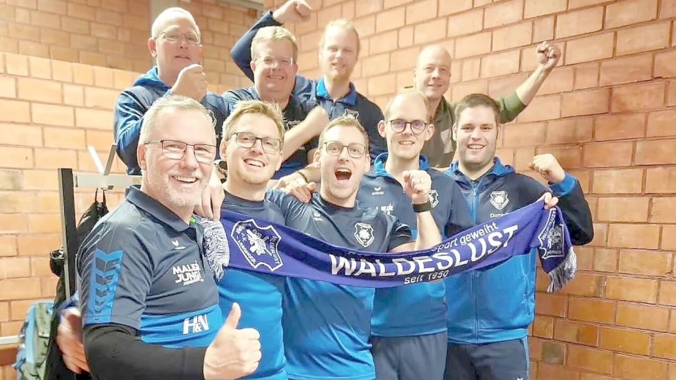 Die Schützen des SV „Waldeslust“ feierten im Januar 2026 den Verbleib in der Bundesliga Nord. Foto: privat
