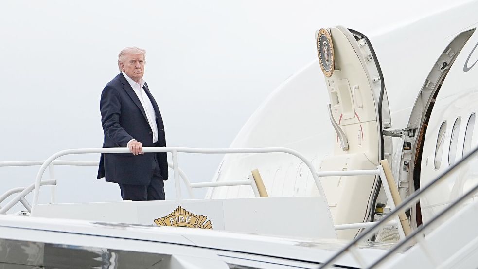 Trump machte keine Angaben dazu, inwiefern der Iran vorab über die US-Initiative informiert war. Foto: Matt Rourke