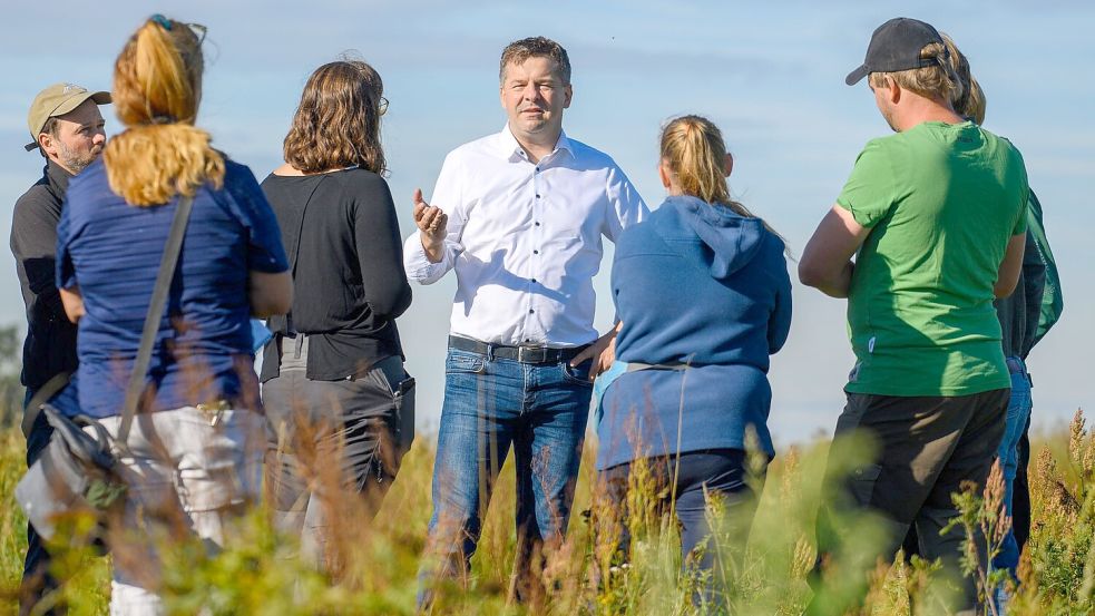 Schulze war schon als Minister für Wirtschaft, Tourismus, Landwirtschaft und Forsten viel unterwegs. (Archivbild) Foto: Klaus-Dietmar Gabbert