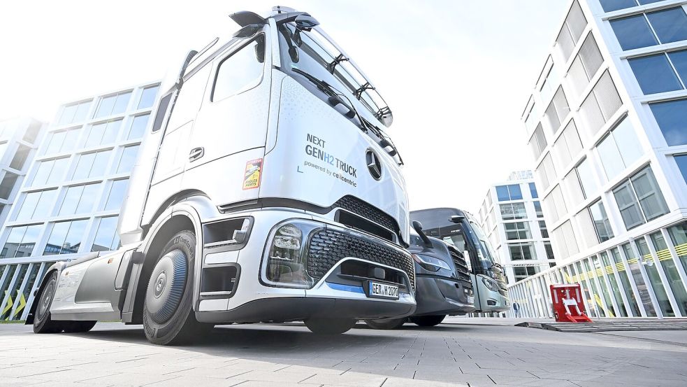 Gewinneinbruch bei Daimler Truck im ersten Quartal. Foto: Bernd Weißbrod