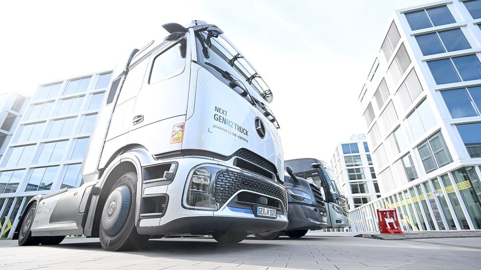 Daimler Truck: Gewinneinbruch im ersten Quartal. Foto: Bernd Weißbrod