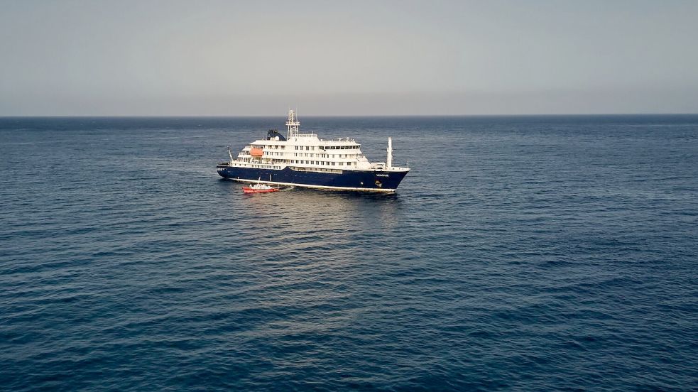 Laut WHO sind drei Patienten von der „Hondius“ evakuiert worden und auf dem Weg in die Niederlande. Foto: Arilson Almeida